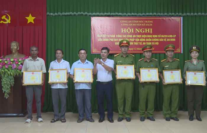 Kế Sách: Công an tổng kết 10 năm thực hiện Nghị định 06 của Chính phủ